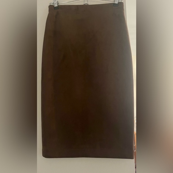 BCBG MAXAZRIA Lyric Pencil Skirt in Lt. Mocha - Picture 2 of 4
